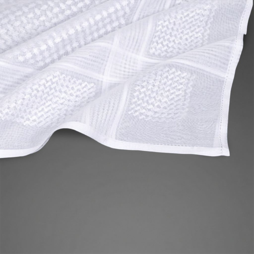 My Respect White Shemagh – R2 Signature