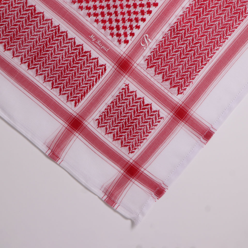 My Respect Red Shemagh – R1 Signature