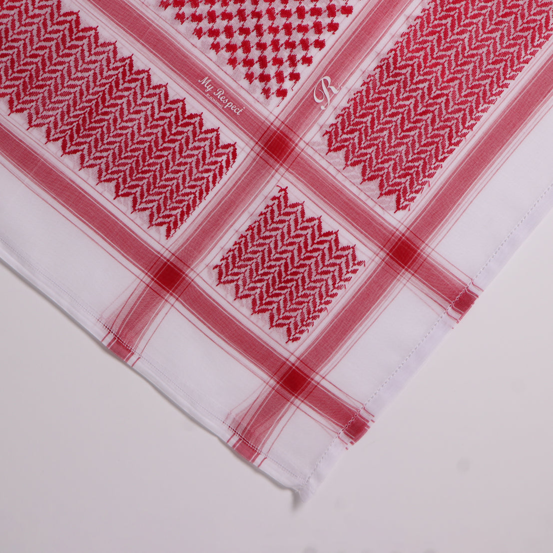 My Respect Red Shemagh – R1 Signature