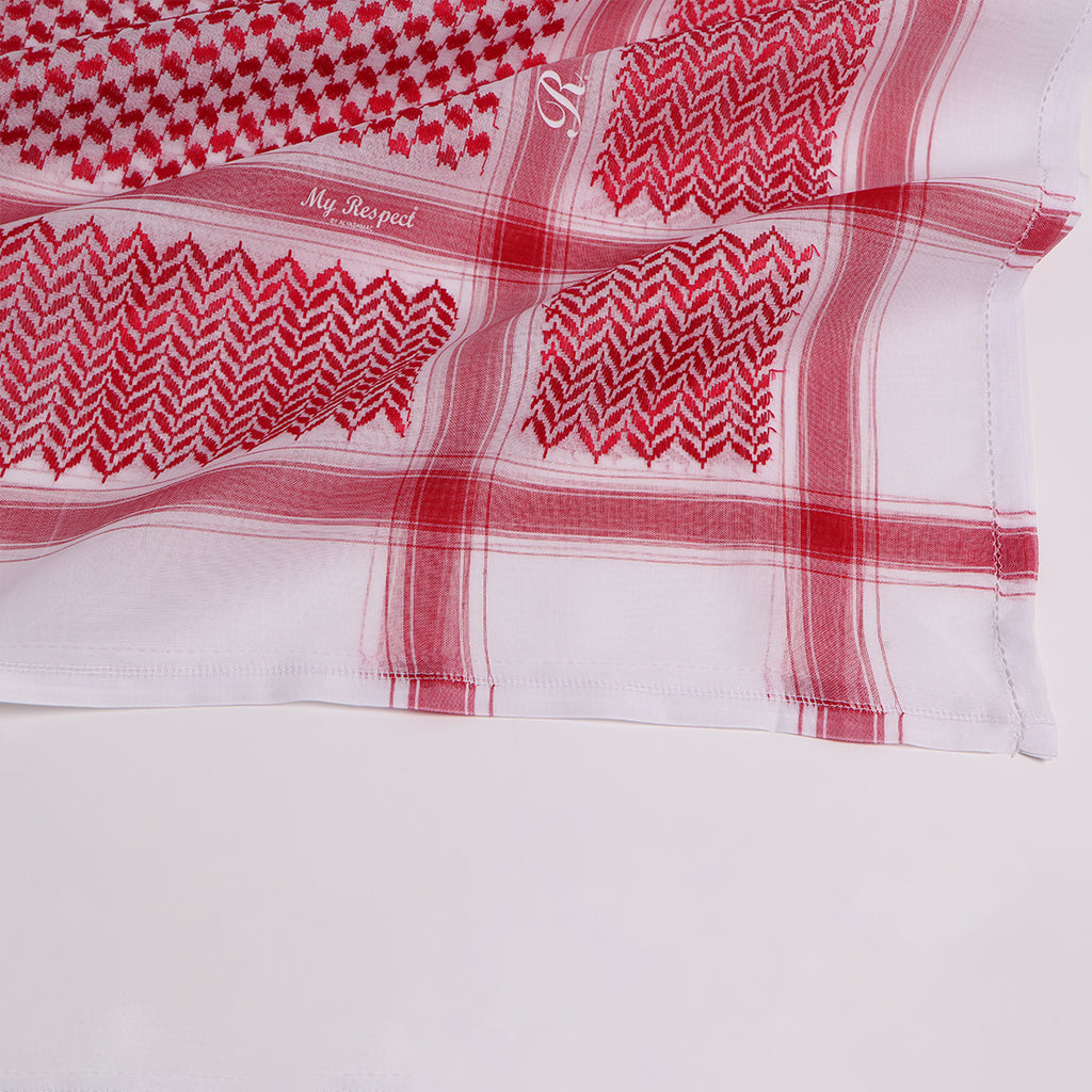 My Respect Red Shemagh – R1 Signature