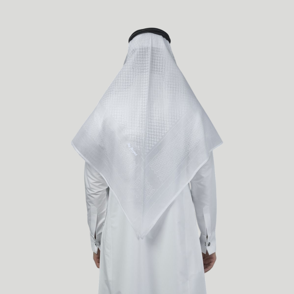 My Respect White Shemagh – R4 Classic