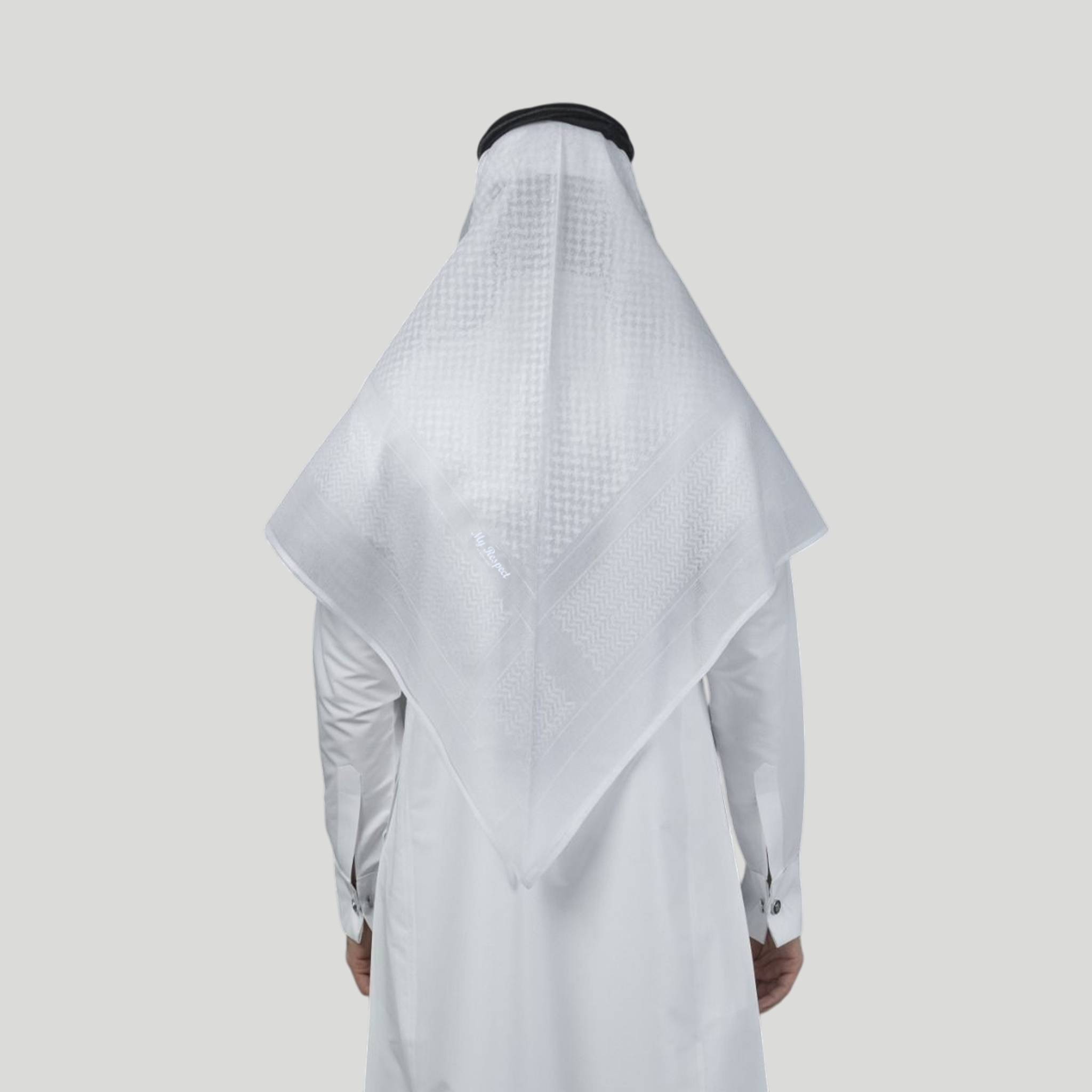 My Respect White Shemagh – R4 Classic