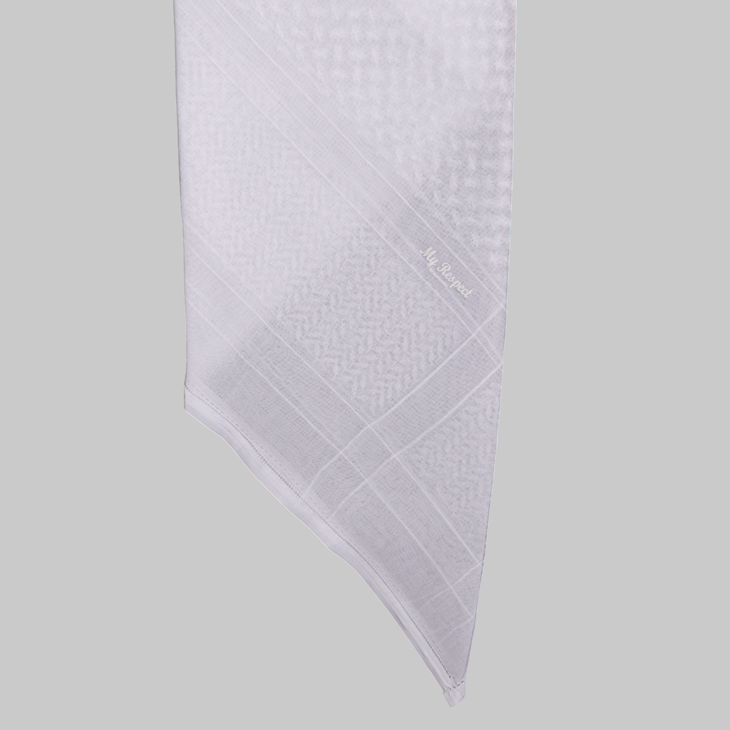 My Respect White Shemagh – R4 Classic