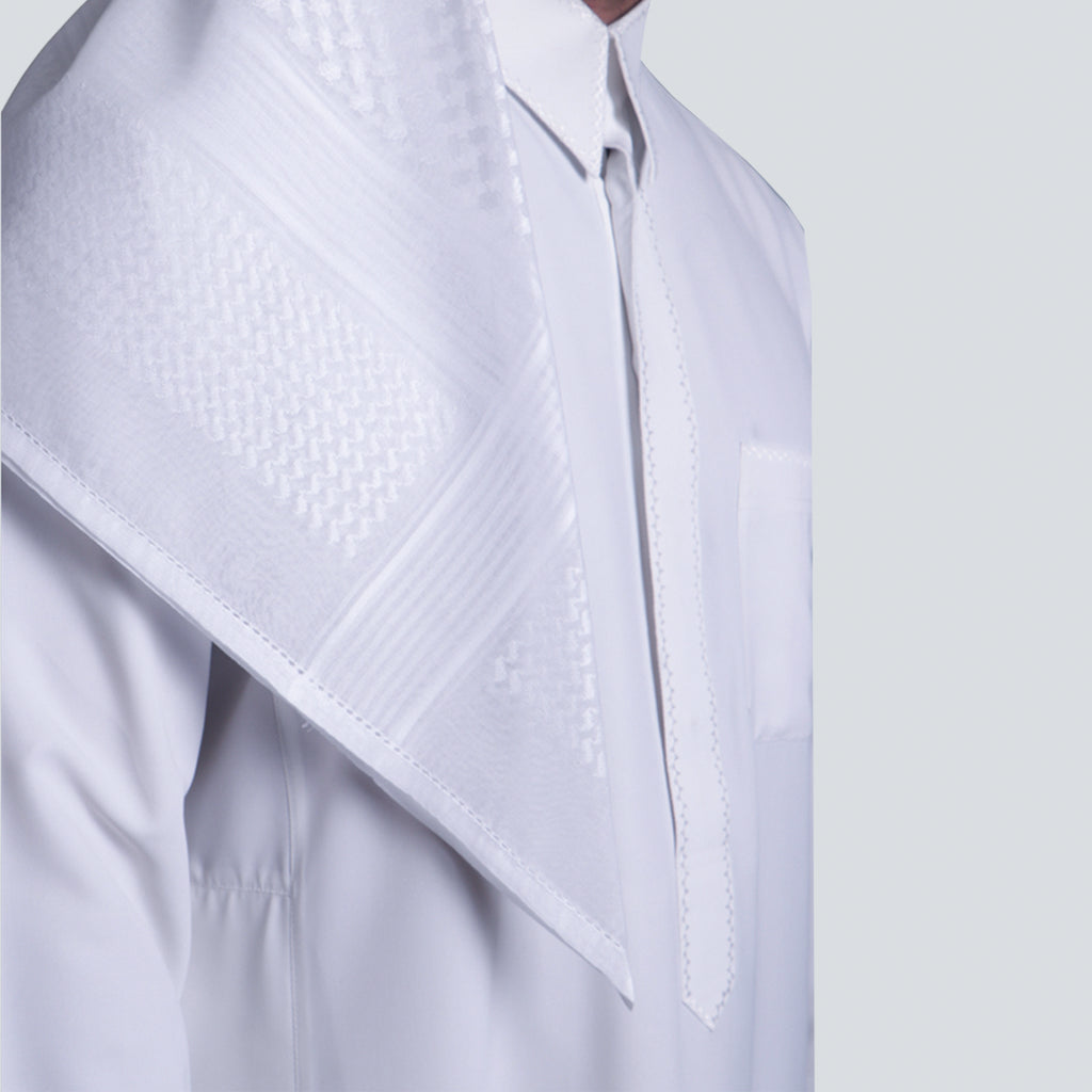 Shemagh Al Yashmac White Signature Y16